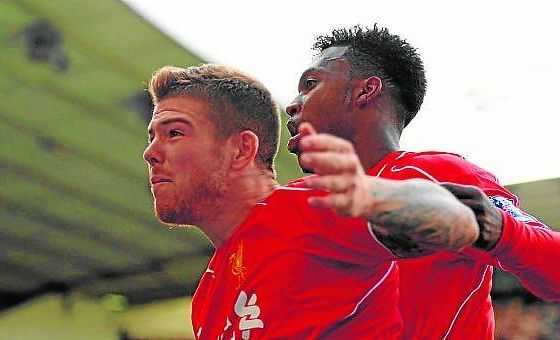 Alberto Moreno, elegido mejor jugador del partido