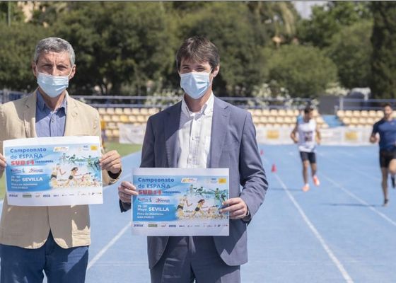 San Pablo estrena pista con el Nacional sub14 de atletismo