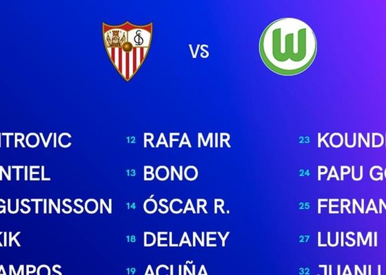 Una alegría y varias bajas en la lista del Sevilla ante el Wolfsburgo