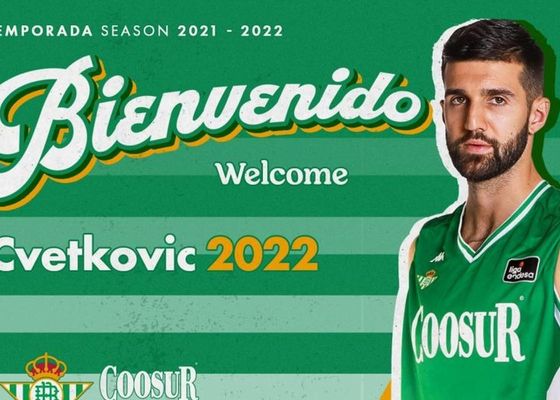 Cvetkovic ya es nuevo jugador del Real Betis