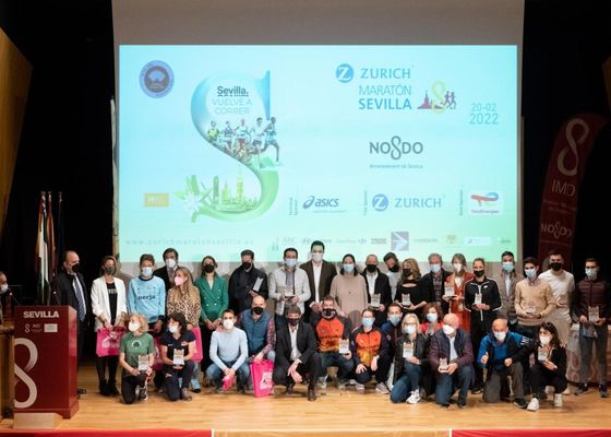 El Zurich Maratón de Sevilla premia a todos sus ganadores