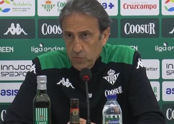 Casimiro le pide al Betis "ambición" ante el Barça