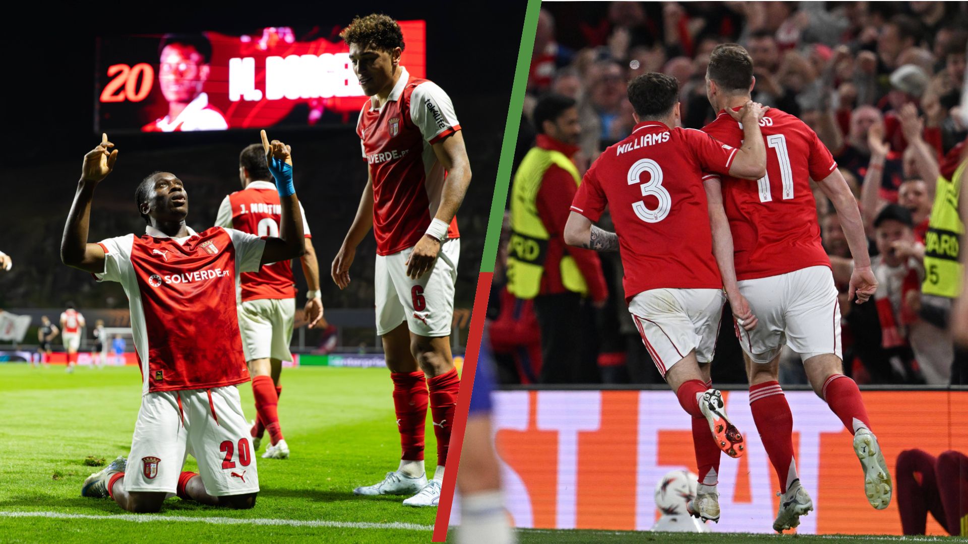 Nottingham Forest y Braga golpean primero en las semifinales de la Europa League