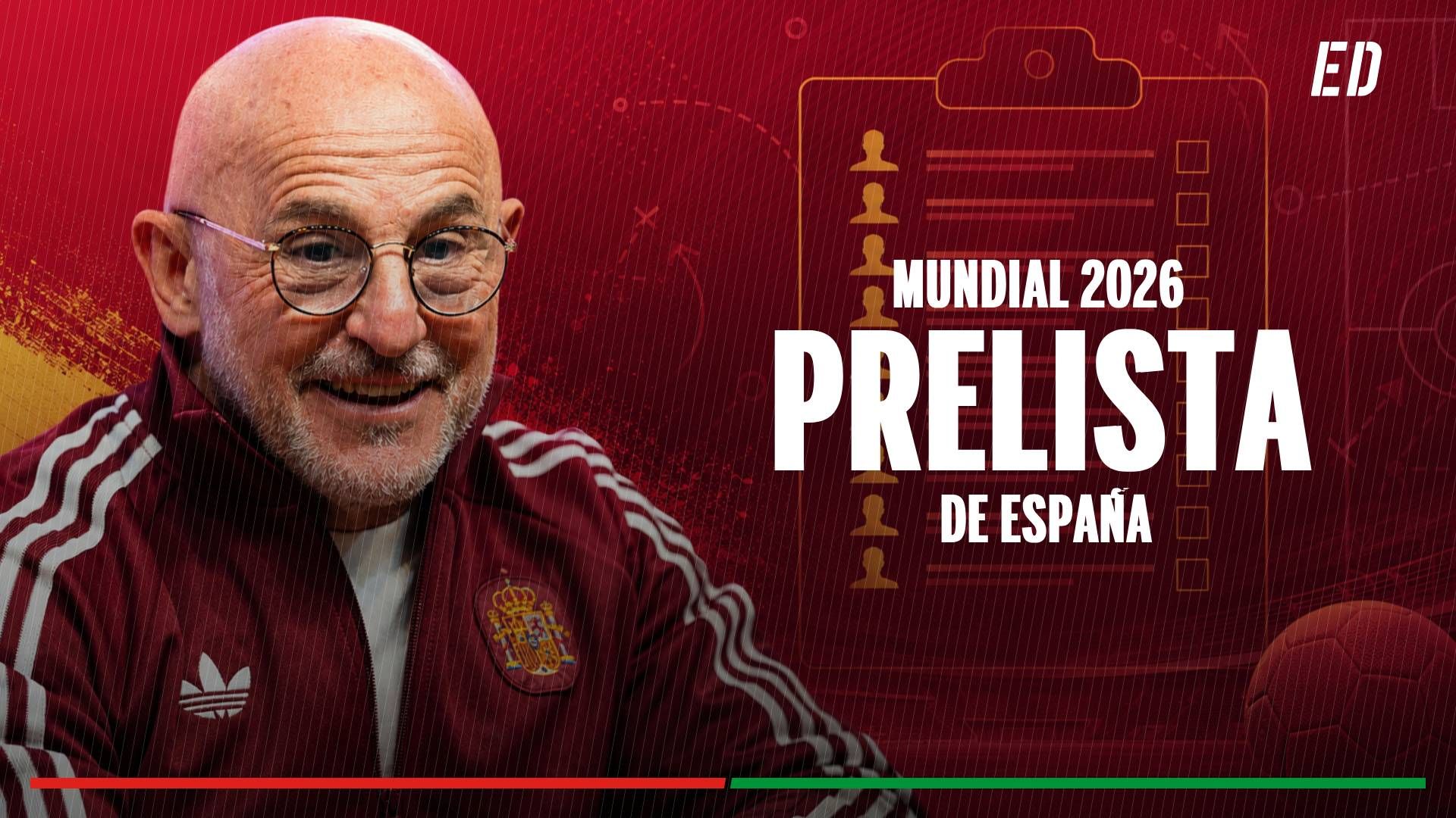 Los 55 de Luis de la Fuente para la prelista de España en el Mundial de Estados Unidos, México y Canadá