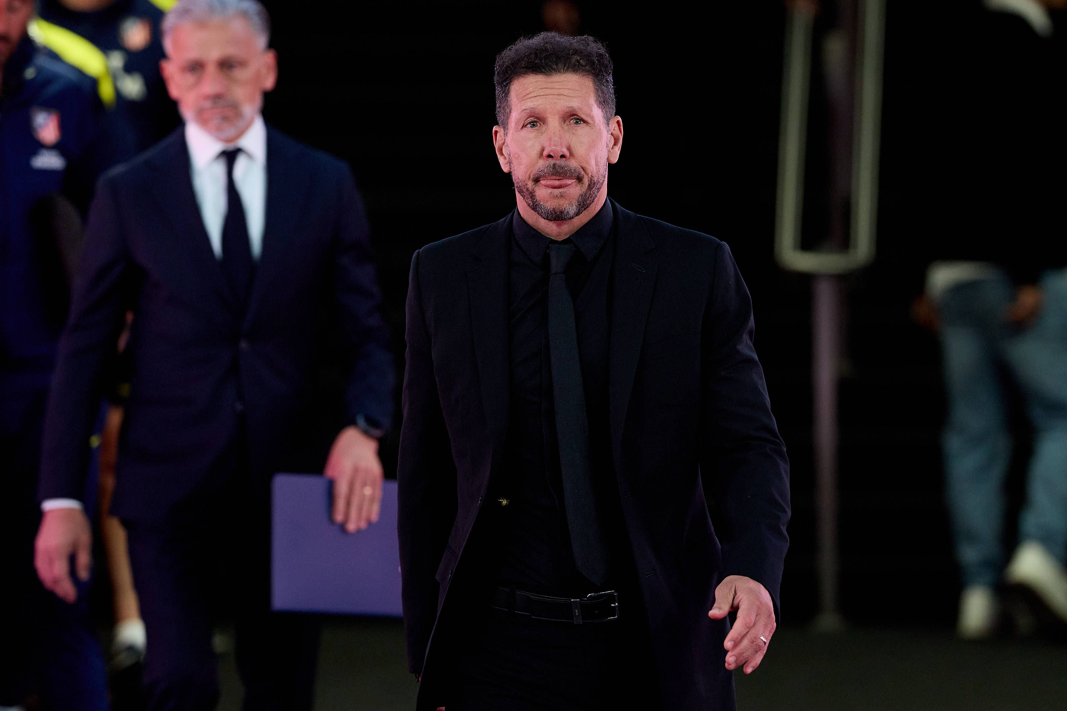Simeone explota con la no expulsión de Gerard Martín: "Cuando la jugada es tan clara, no hace falta ni hablar"