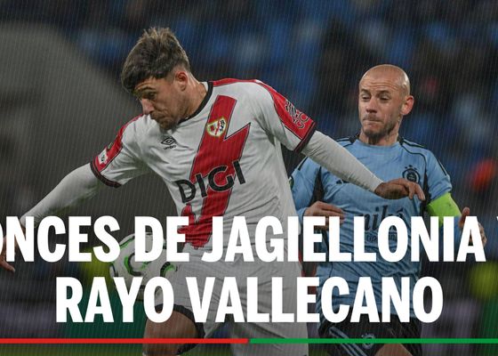 Alineaciones Jagiellonia - Rayo Vallecano: Alineaciones probables de Jagiellonia y Rayo en la jornada 5 de la Conference League