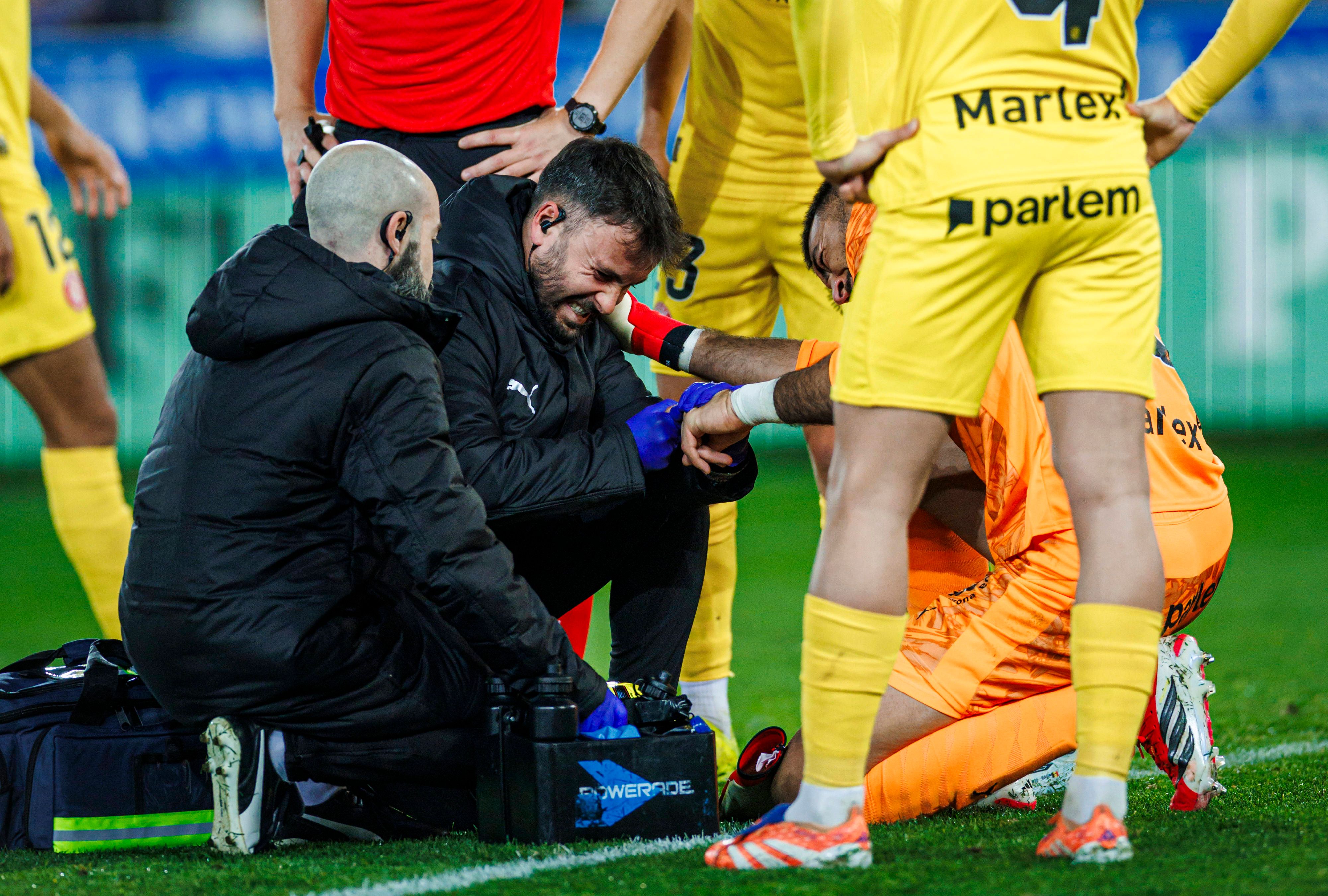El Girona le pone solución al problema que sufrió Gazzaniga en Mendizorroza