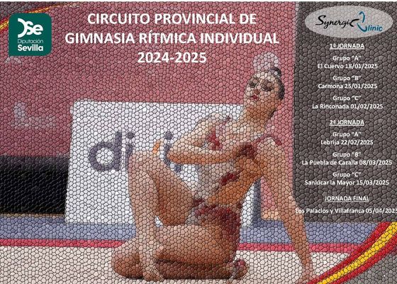 El Circuito Provincial de Gimnasia Rítmica recorre Sevilla: calendario y modalidades