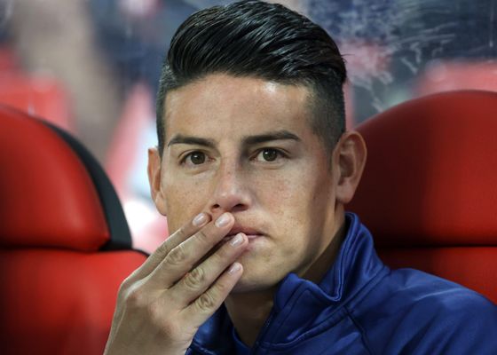 Decepción con James Rodríguez