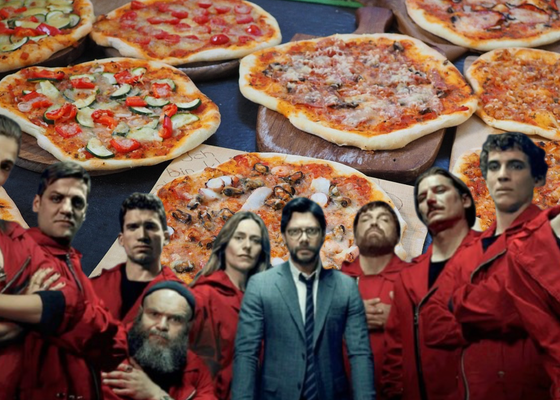 Un actor de La Casa de Papel monta una pizzería en Málaga y ocurre lo esperado