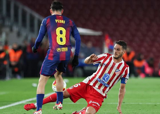 Koke se dirige a Pedri tras la victoria del Atlético de Madrid: "Es el presente y el futuro de la Selección española"