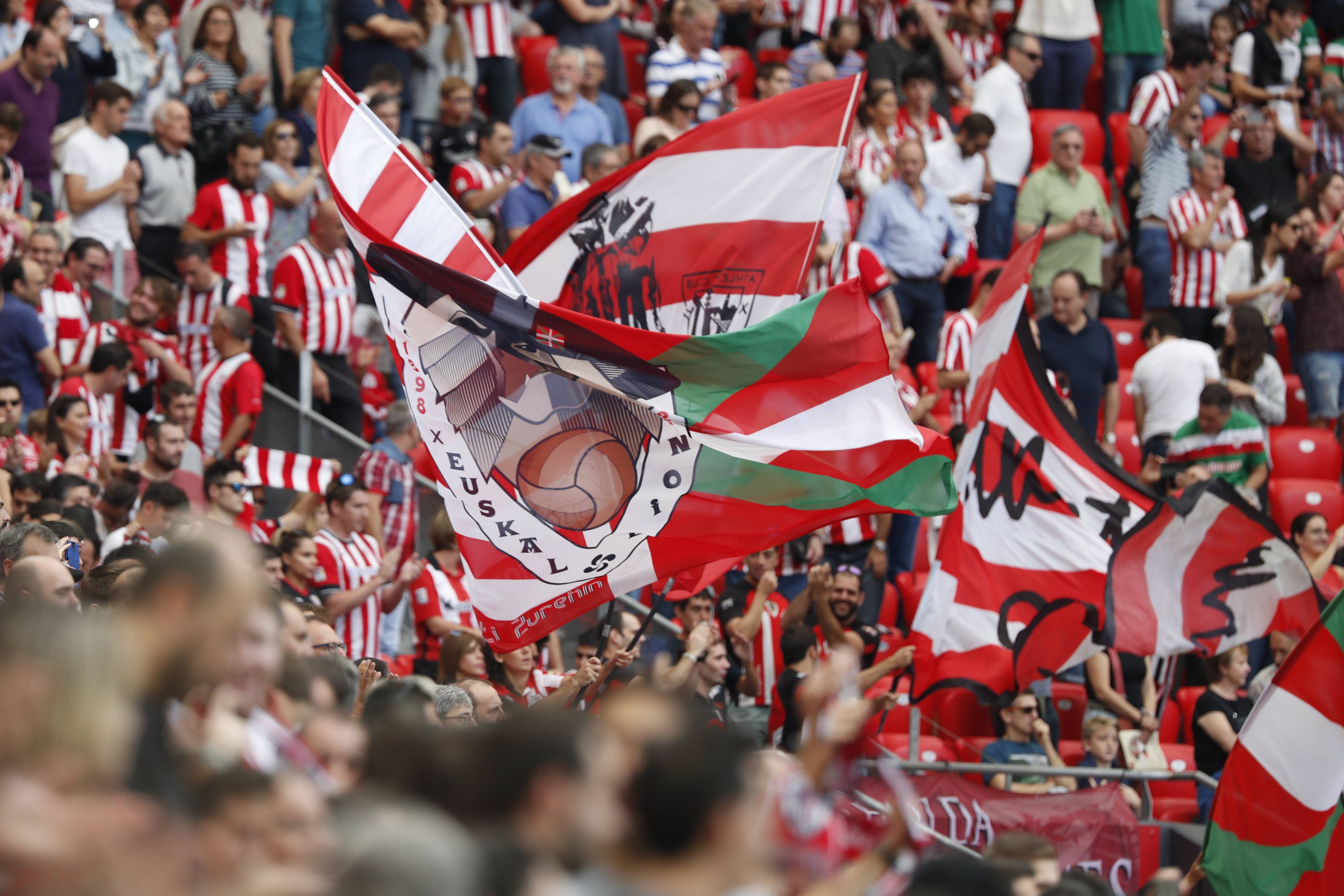 El estado de la fan zone del Athletic Club
