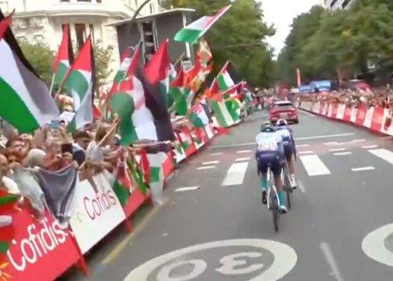 La Vuelta se suspende en Bilbao por seguridad