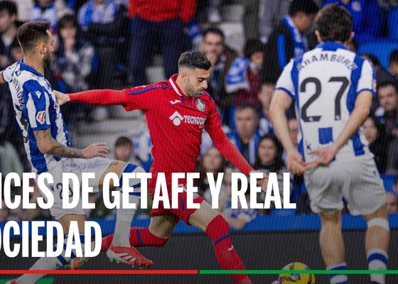 Alineaciones Getafe - Real Sociedad: Alineación confirmada de Getafe y Real Sociedad en la jornada 19 de LaLiga