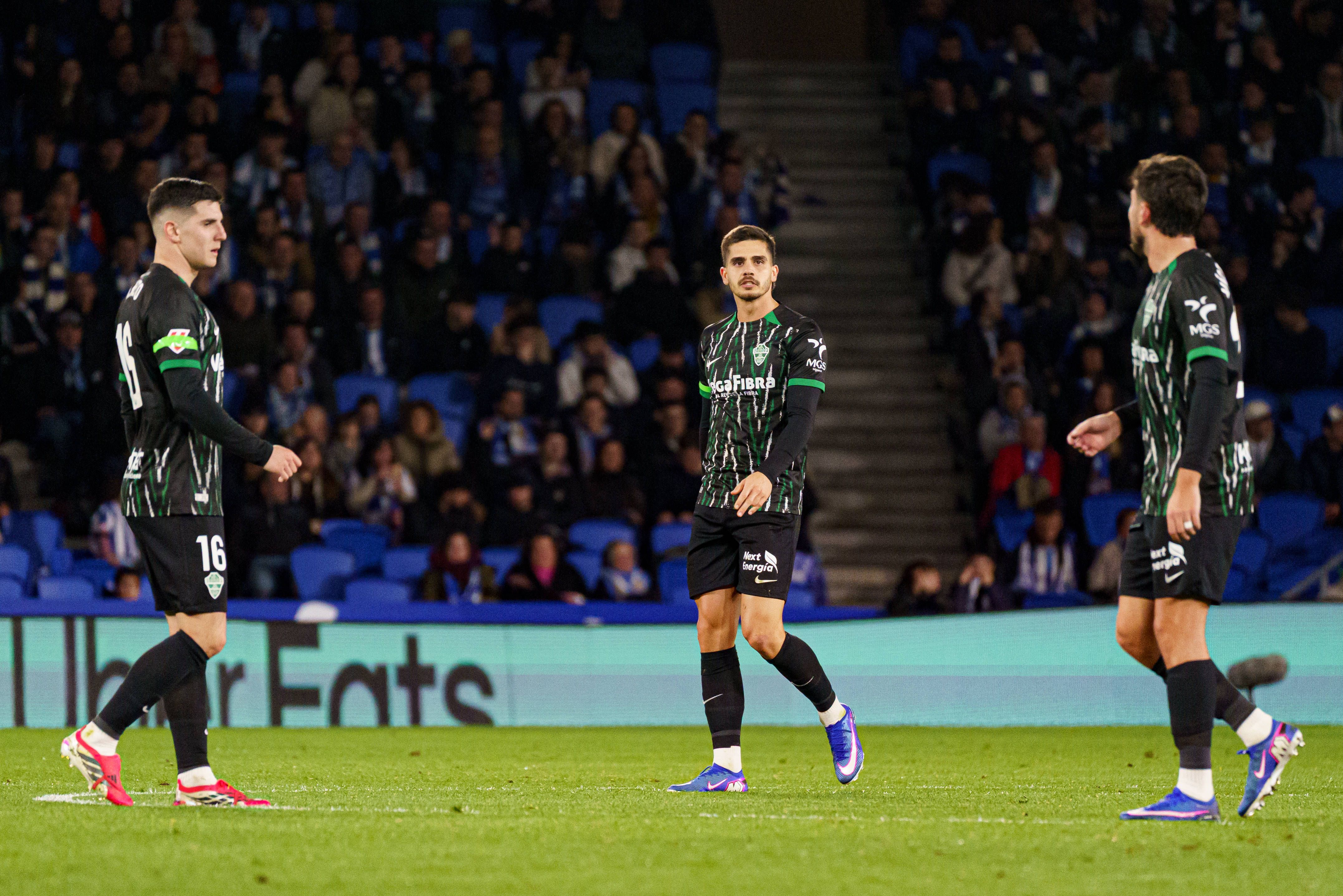 La derrota del Elche ante la Real Sociedad hace saltar las alarmas y poner en duda a Eder Sarabia