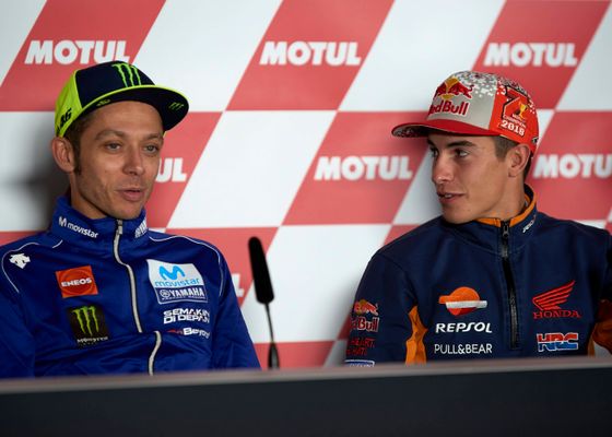Iannone se alinea con Rossi y vuelve a señalar a Marc Márquez por Sepang