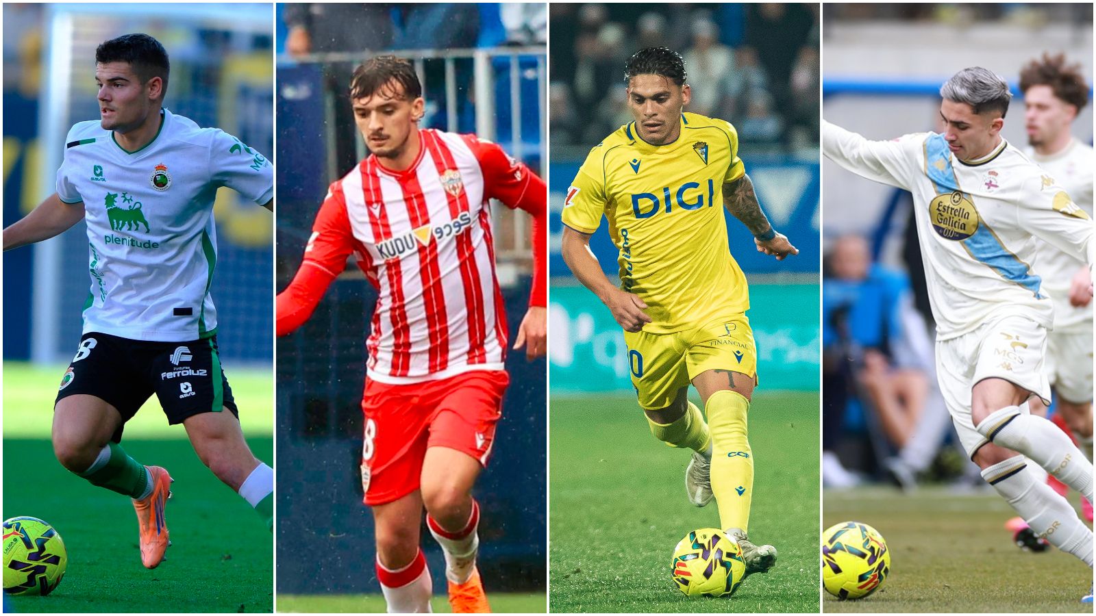 El 2025 le da la razón a Racing de Santander, Almería, Cádiz y Deportivo de La Coruña