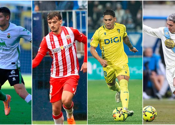 El 2025 le da la razón a Racing de Santander, Almería, Cádiz y Deportivo de La Coruña