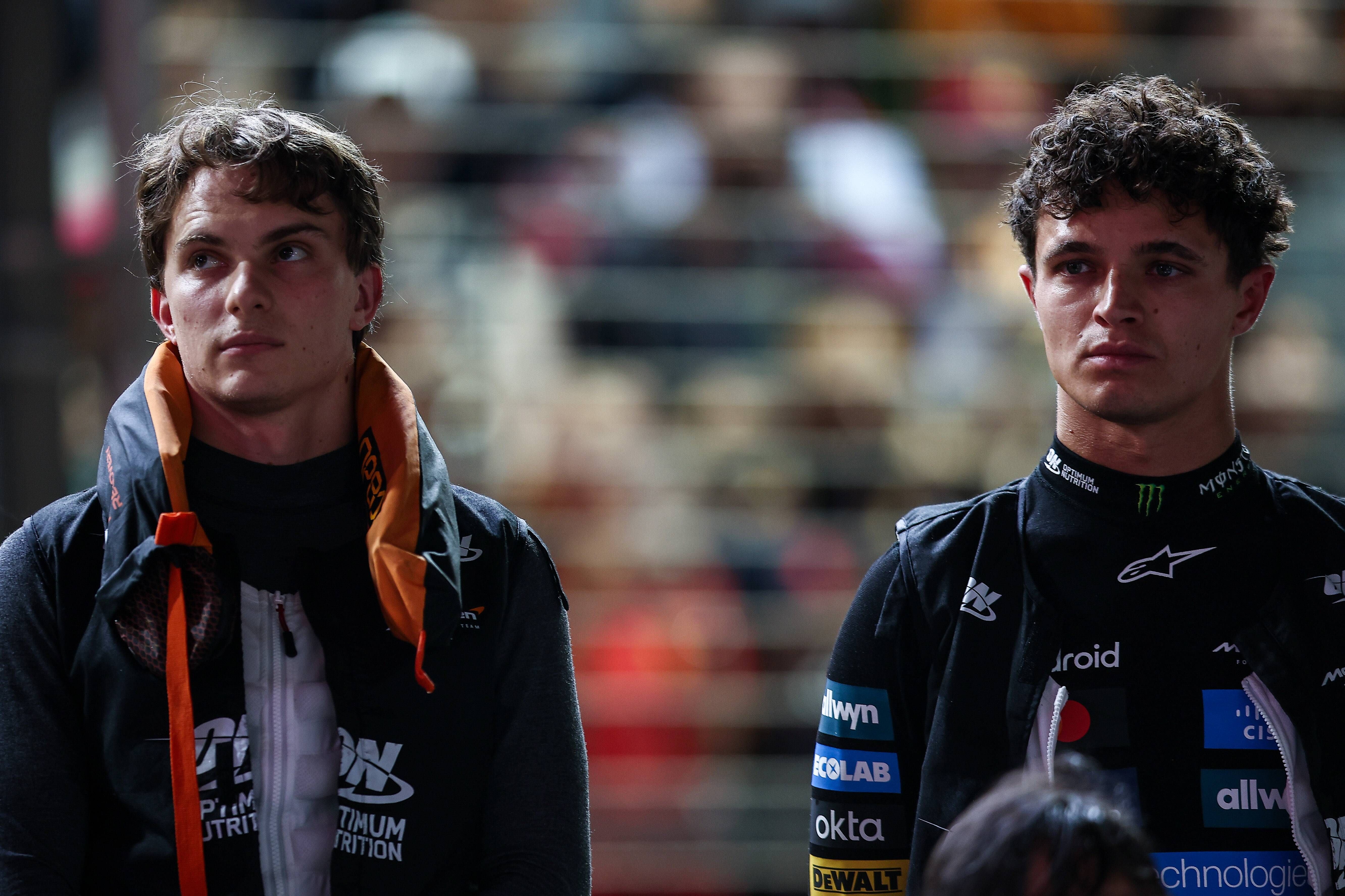 Un campeón de F1 acusa a McLaren de claro favoritismo entre Norris y Piastri