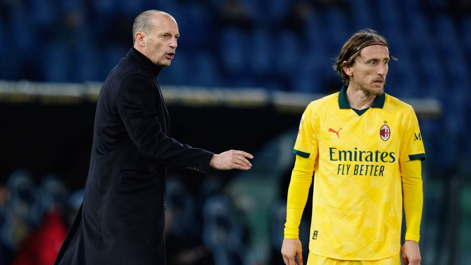 Allegri y Luka Modric, futuro en el aire: la Champions podría dictar sentencia en el Milan