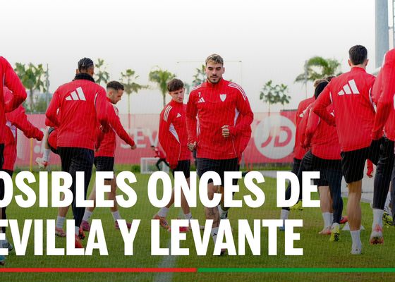 Alineaciones Sevilla - Levante: Alineación confirmada de Almeyda y Luís Castro en el partido de hoy de LaLiga EA Sports