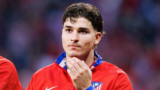 Julián Álvarez da el visto bueno a la temporada del Atlético de Madrid: "Ha sido mejor que la anterior"