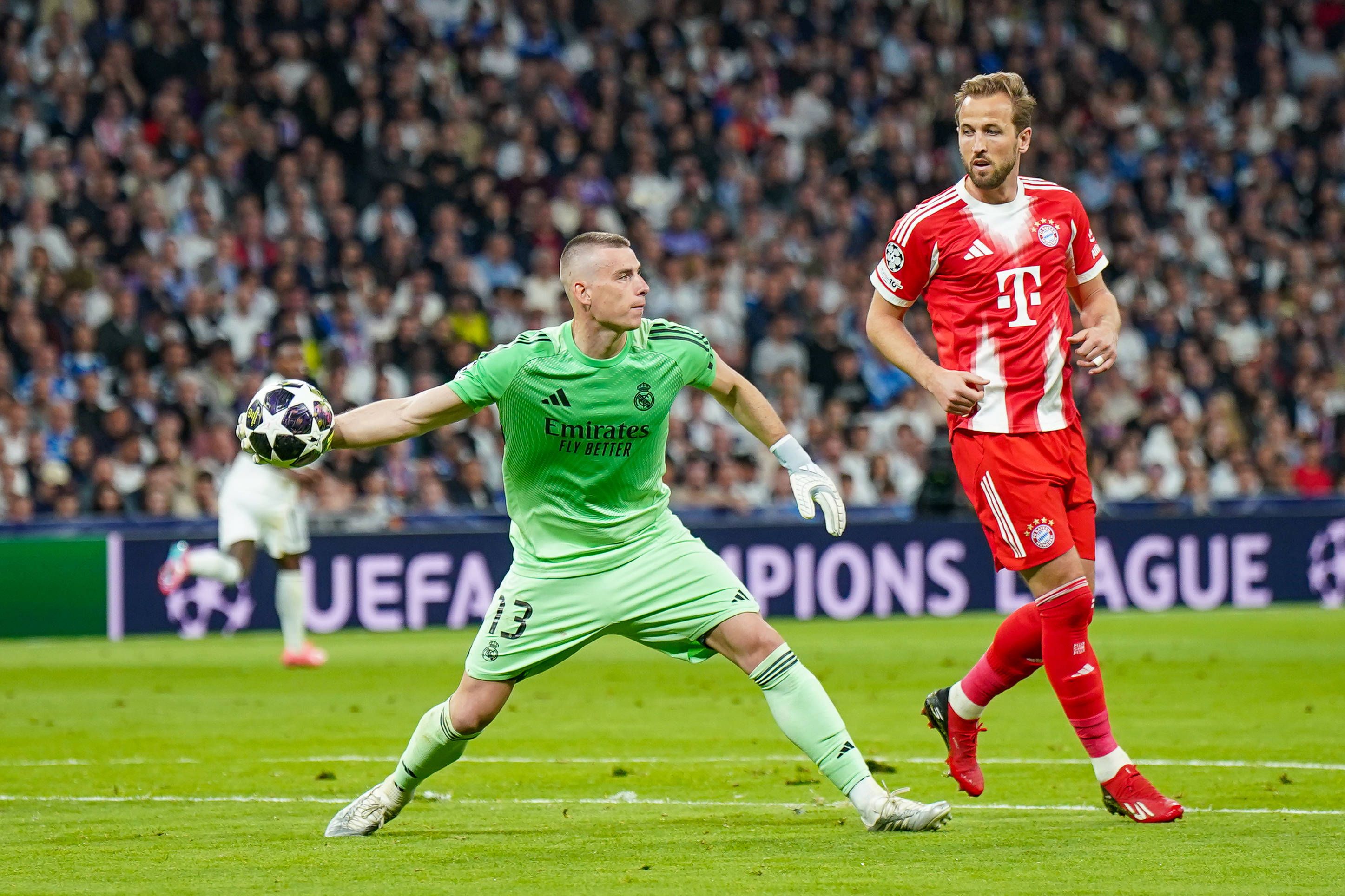 Los preocupantes números de Lunin antes de visitar al Bayern que alertan al Real Madrid