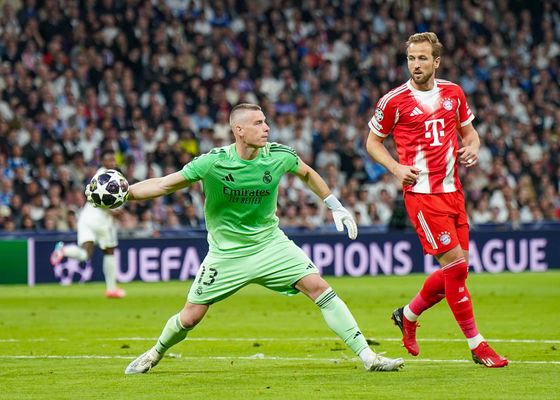 Los preocupantes números de Lunin antes de visitar al Bayern que alertan al Real Madrid
