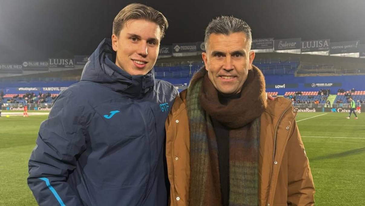 El emotivo mensaje de despedida de Davinchi, jugador del Getafe, a su padre, ex de Sevilla, Atlético y Recre, víctima del accidente de Adamuz: "Siempre recordaré lo que nos decías"