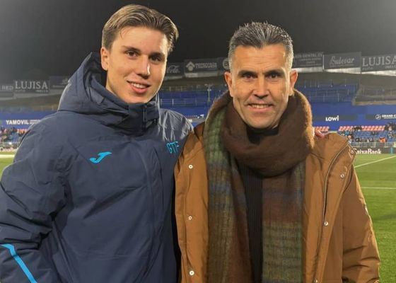 El emotivo mensaje de despedida de Davinchi, jugador del Getafe, a su padre, ex de Sevilla, Atlético y Recre, víctima del accidente de Adamuz: "Siempre recordaré lo que nos decías"
