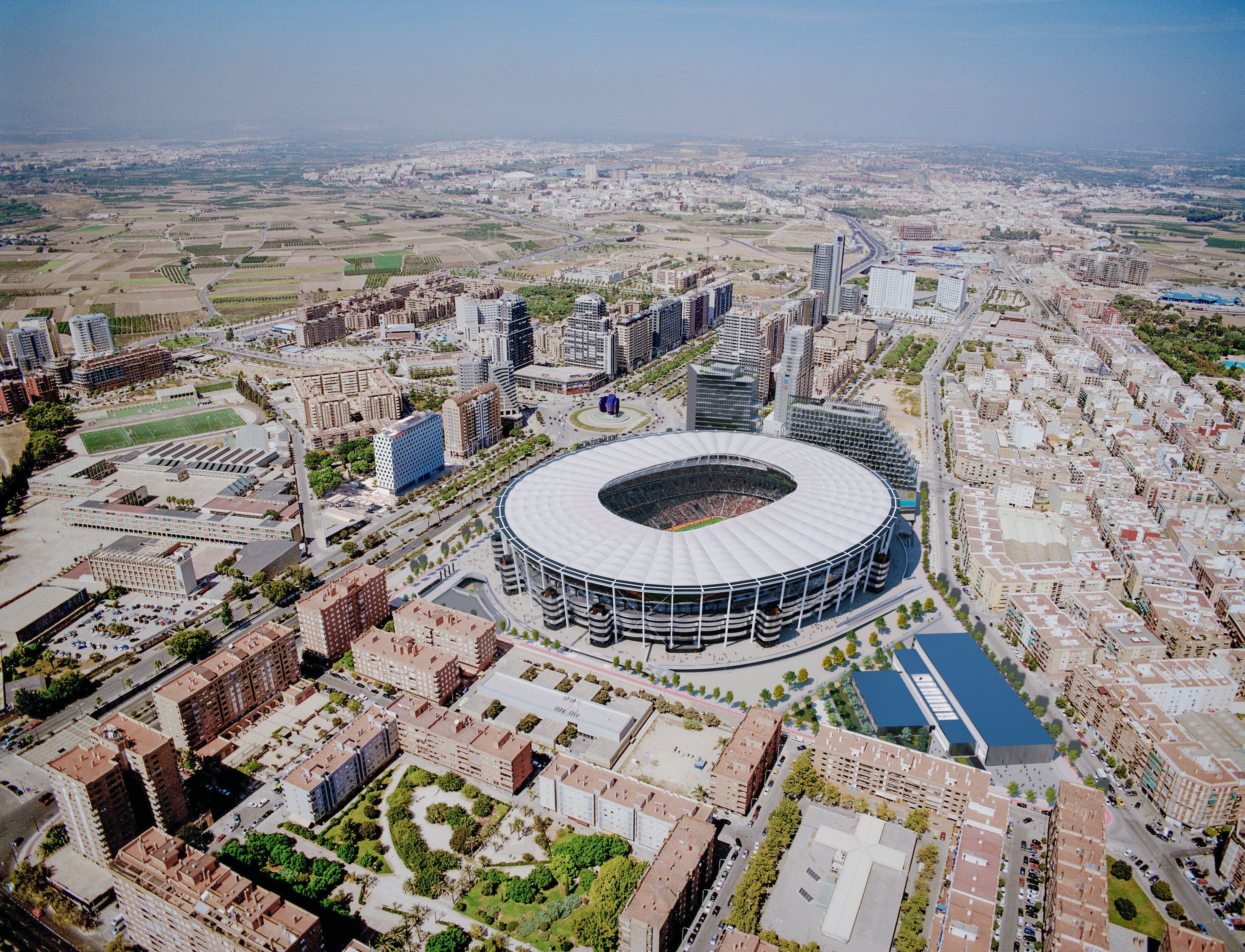 El Nuevo Mestalla apunta al Mundial 2030