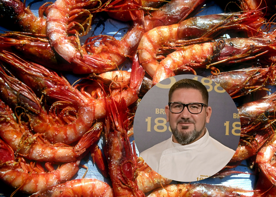 Las gambas a la plancha perfectas de Dani García
