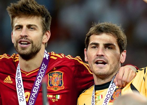 Gerard Piqué rescata al 'ángel' Iker Casillas