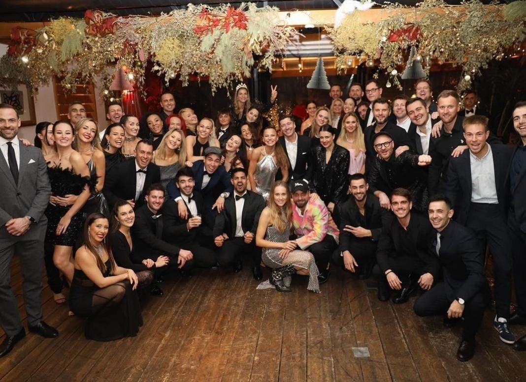Así celebraron la entrada en 2024 los jugadores del Barcelona