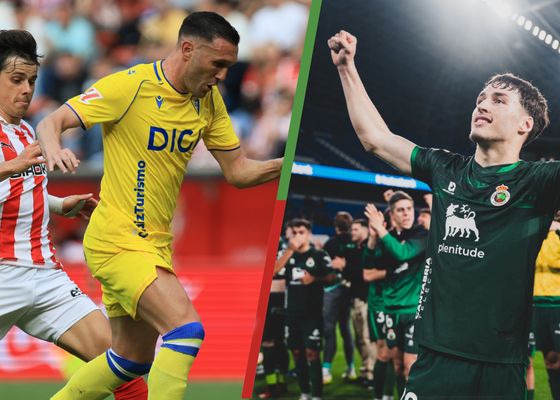 Cádiz, Real Zaragoza y Racing aprietan LaLiga Hypermotion: así puede cambiar todo en una jornada 38 de infarto