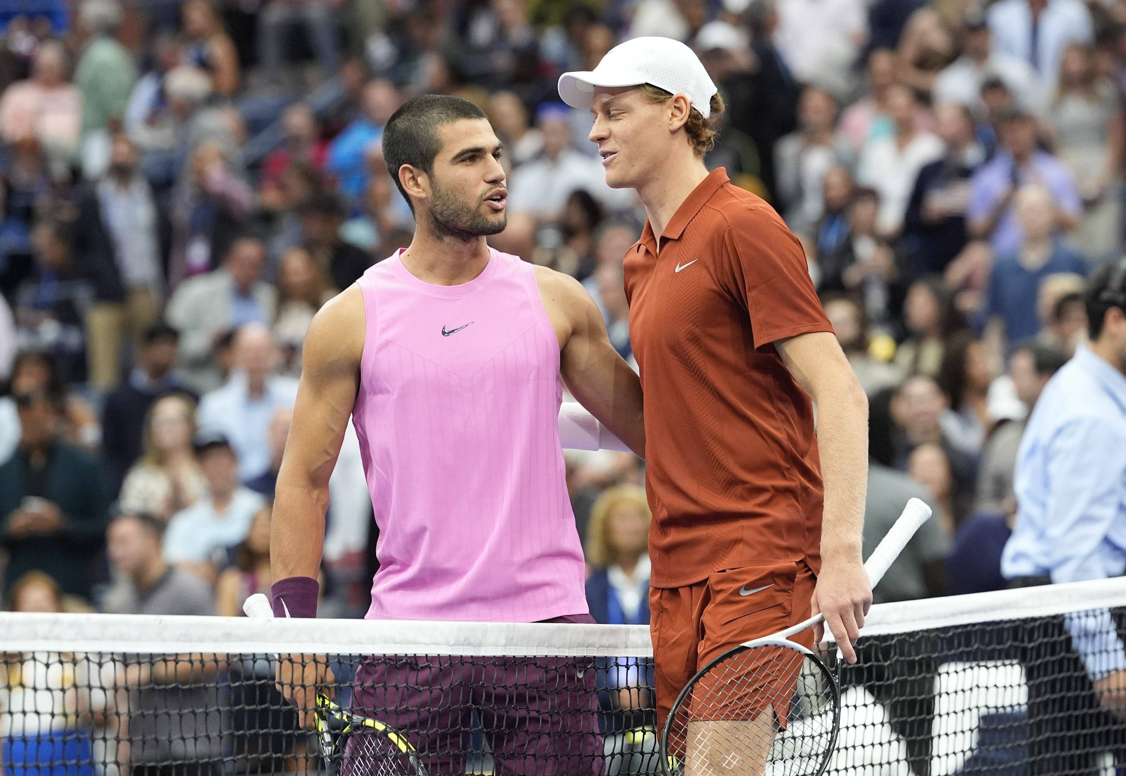 El punto débil de Jannik Sinner que coloca a Carlos Alcaraz como el mejor de la ATP
