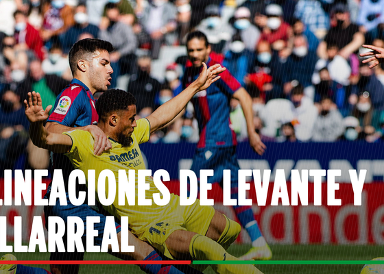 Alineaciones Levante - Villarreal: Alineación probable de Levante y Villarreal en la jornada 16 de LaLiga