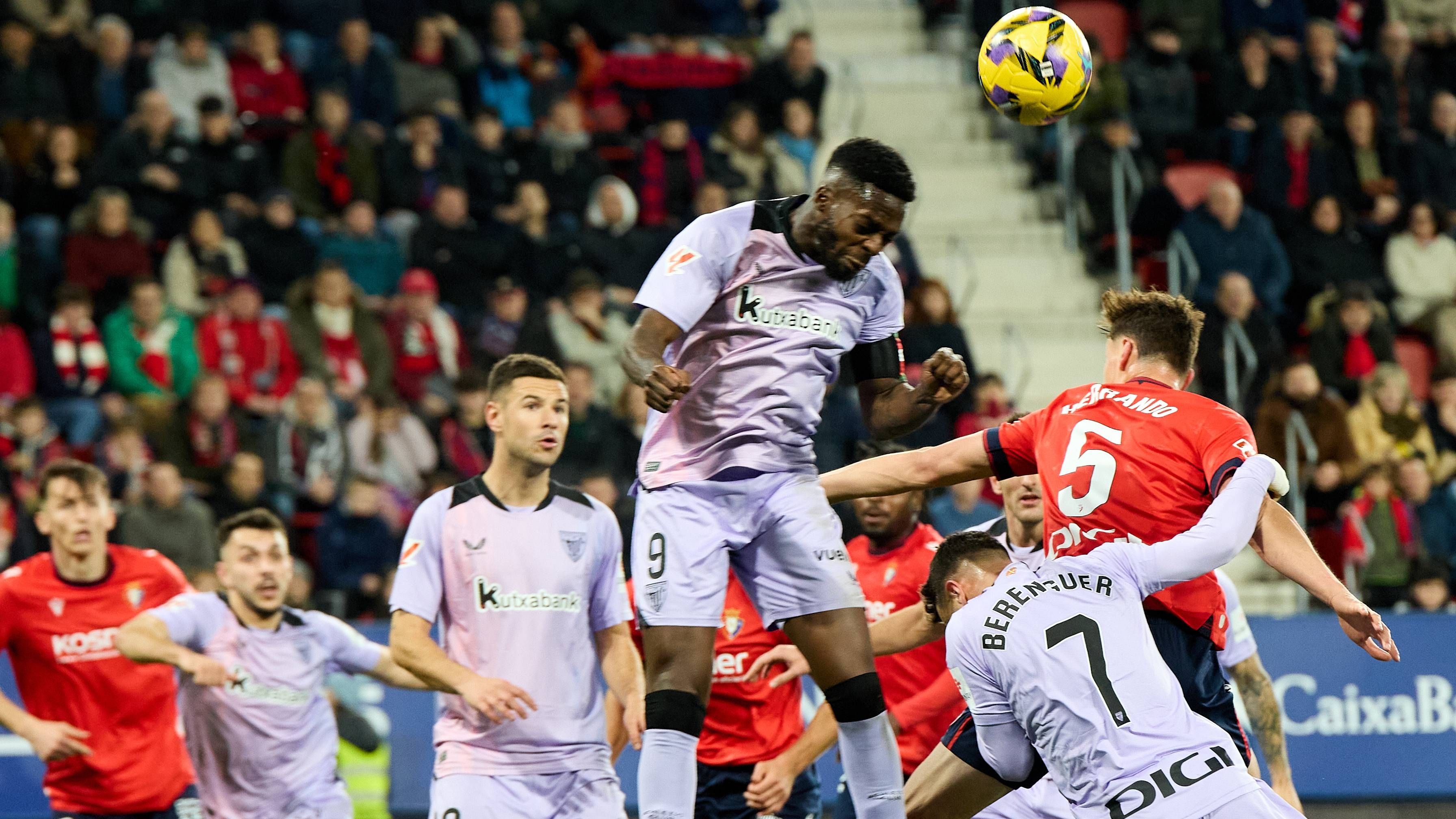 Athletic Club - Osasuna: Horario, alineaciones, canal y dónde ver en TV el partido de octavos de Copa del Rey