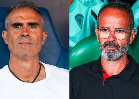 Gaizka Garitano frente a Álvaro Cervera