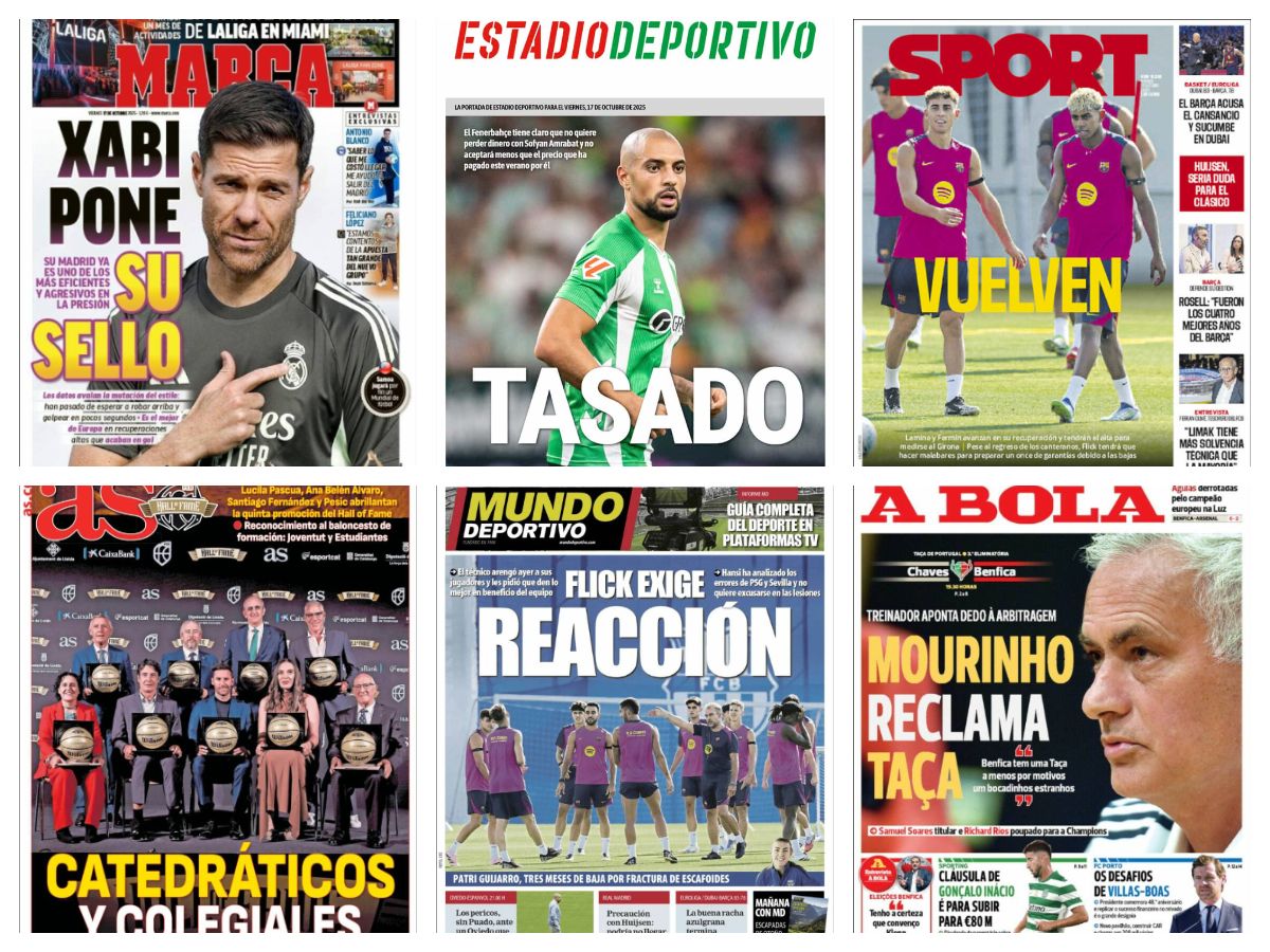 El estilo de Xabi Alonso, la recuperación de Fermín y Lamine...Así vienen las portadas