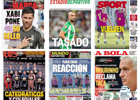 El estilo de Xabi Alonso, la recuperación de Fermín y Lamine...Así vienen las portadas