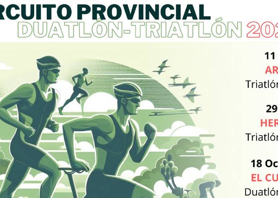 Menos de un mes para el pistoletazo de salida del Circuito Provincial de Duatlón y Triatlón 2025