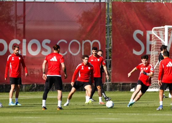Luis García Plaza recupera dos efectivos más para la visita liguera del Sevilla al Levante