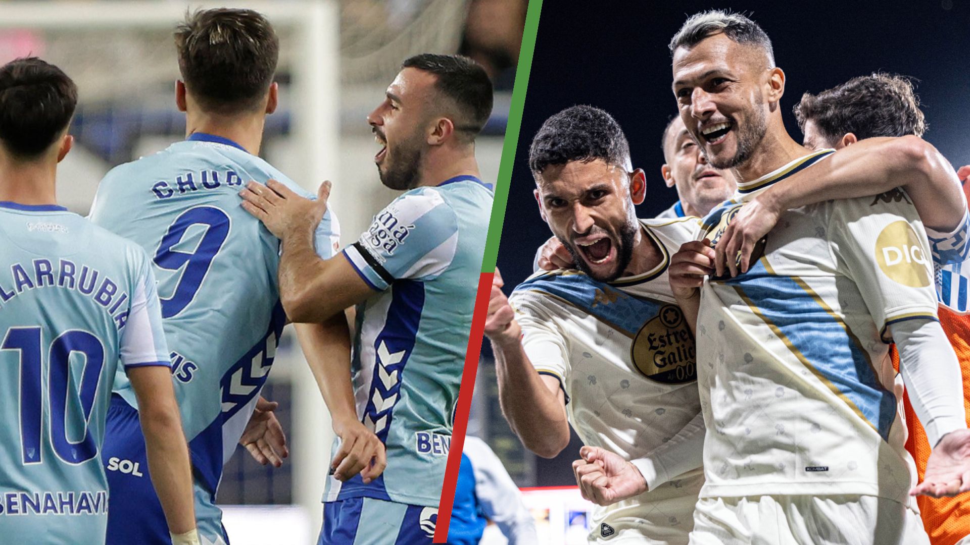Así queda la clasificación en la jornada 39 de LaLiga Hypermotion tras la victoria de Deportivo, Málaga, Albacete y Valladolid