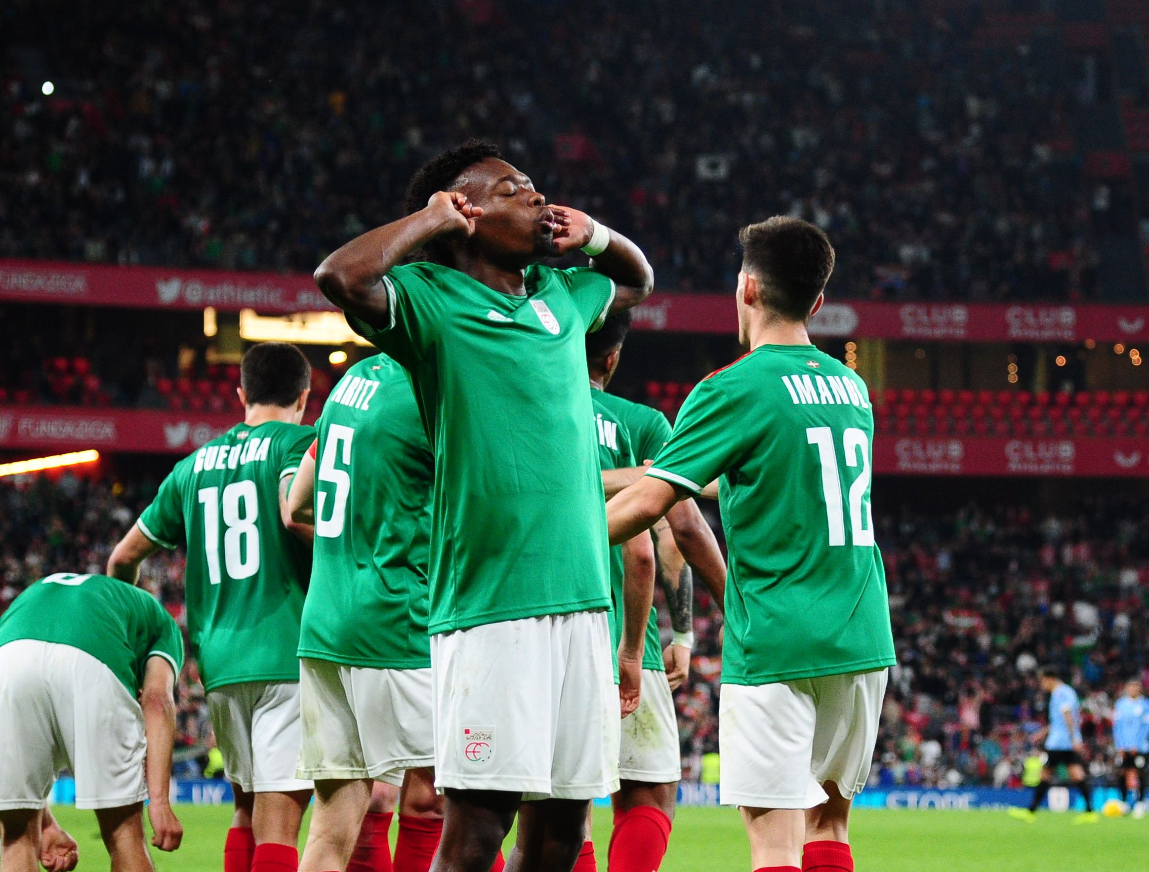 Así les fue a los jugadores del Athletic en el partido entre Euskadi y Uruguay