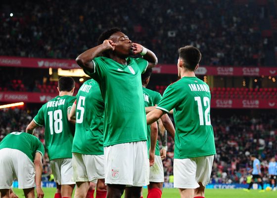 Así les fue a los jugadores del Athletic en el partido entre Euskadi y Uruguay