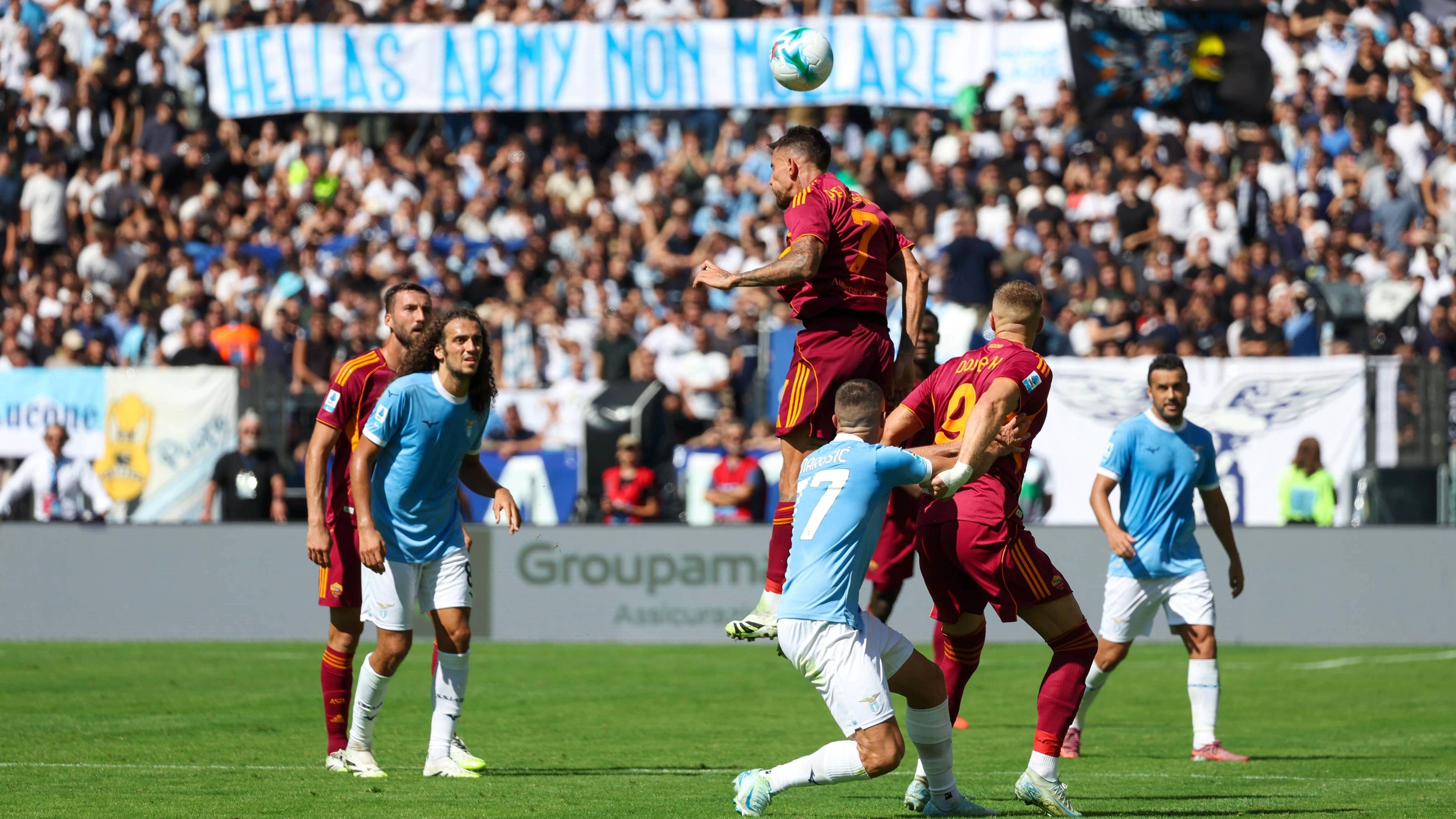 La Roma se lleva el derbi con un gol de Pellegrini (0-1)