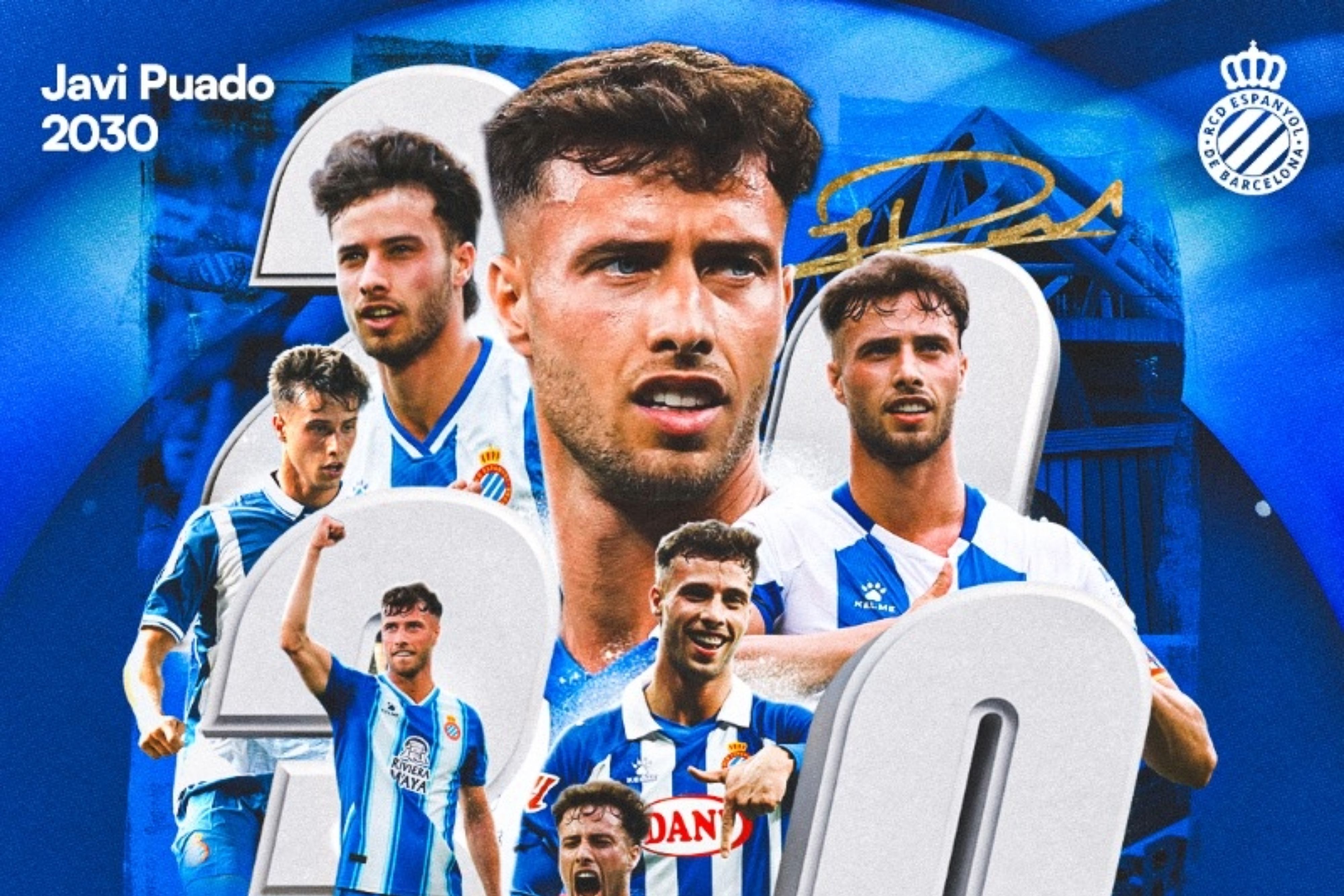 El Espanyol anuncia la renovación de Javi Puado