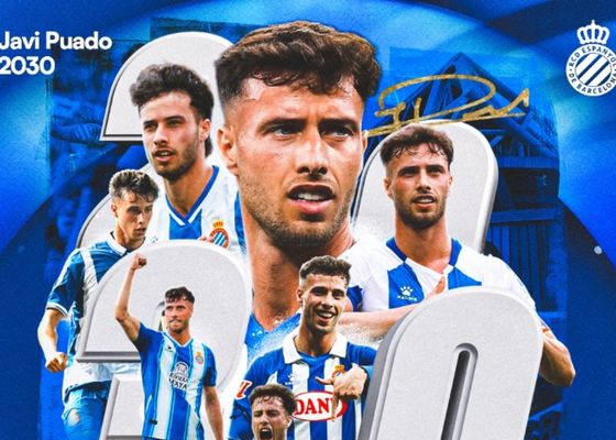 El Espanyol anuncia la renovación de Javi Puado