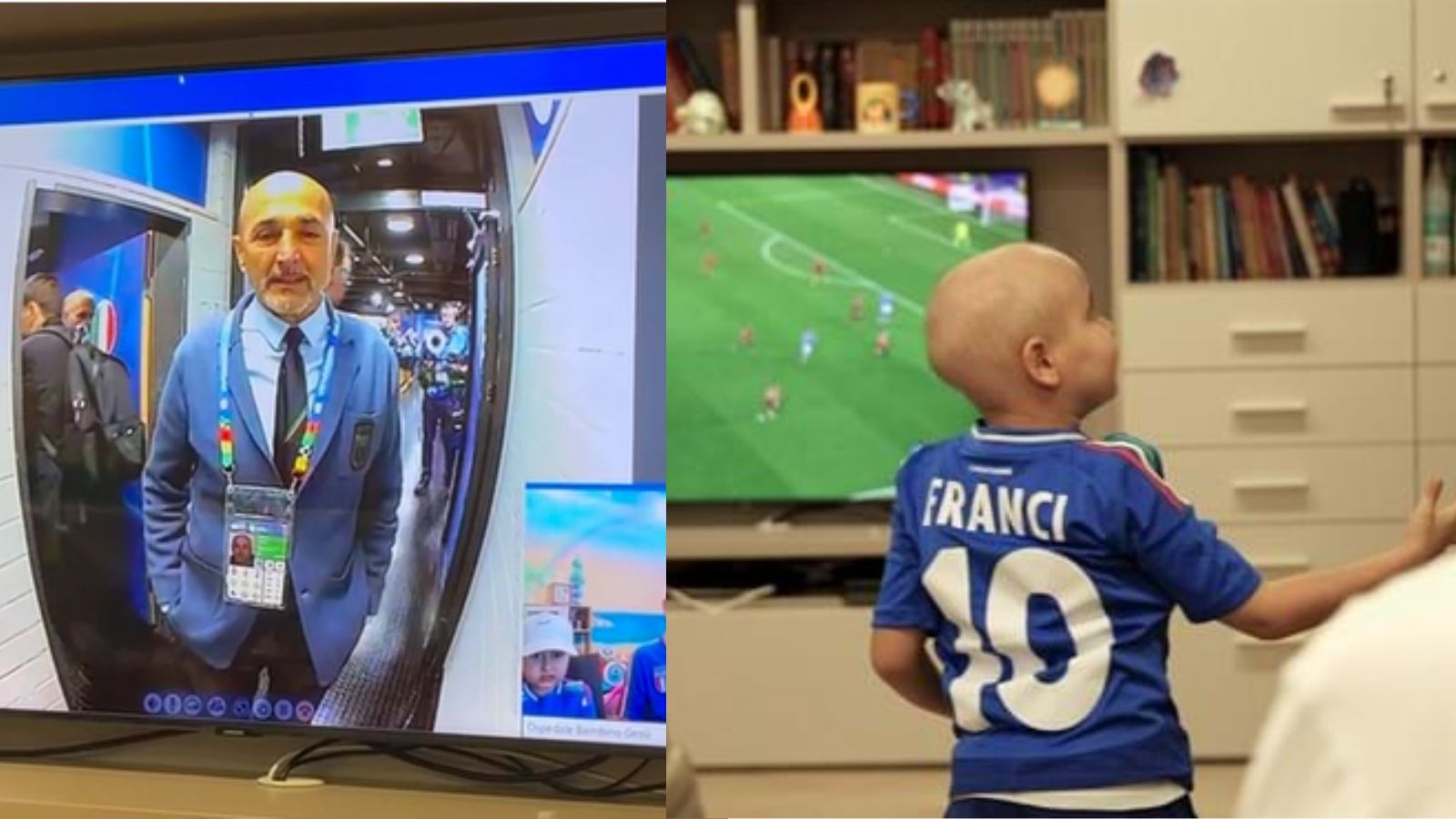 El precioso gesto de Spalletti con los niños de una asociación contra la leucemia: "Contigo a nuestro lado seremos más fuertes"